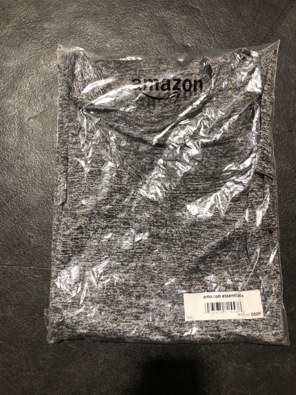 Photo 1 of Amazon Essentials Men's Tech Stretch Tank T-Shirt XX-Large Black, Space Dye