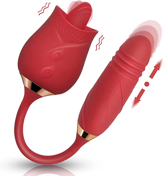 Photo 1 of 2023 New Roses Shape Clitoralis Sucker for Women Toy Sex Tongues R251
