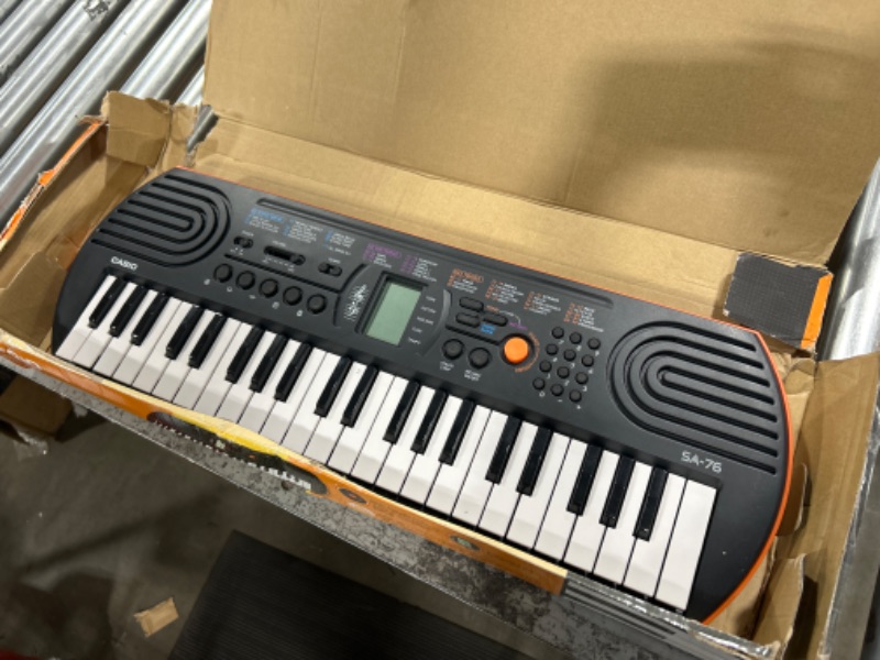 Photo 1 of Casio SA-76 44-Key Mini Personal Keyboard

