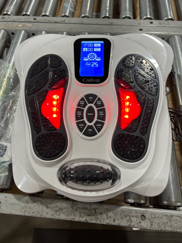 Photo 2 of Creliver Foot Circulation Plus EMS & TENS Foot Nerve Muscle Massager, Electric Foot Stimulator Improves Circulation, Feet Legs Circulation Machine Relieves Body Pains, Neuropathy (FSA or HSA Eligible)