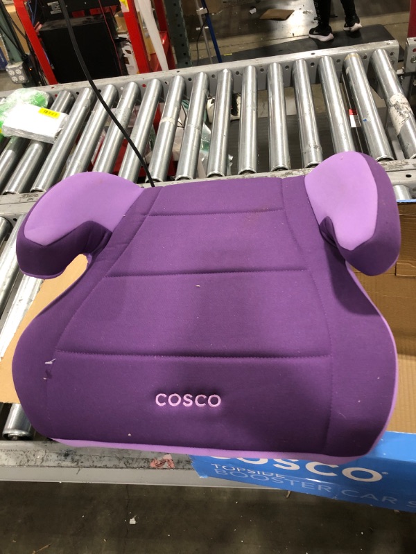 Photo 2 of Cosco Topside Child Safe Belt Positioned Backless Booster Car Seat, Purple Grape