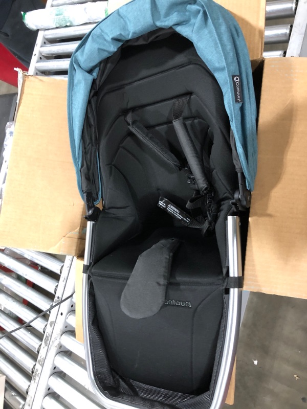 Photo 2 of Contours Legacy Stroller Second Seat Accessory - Washed Teal