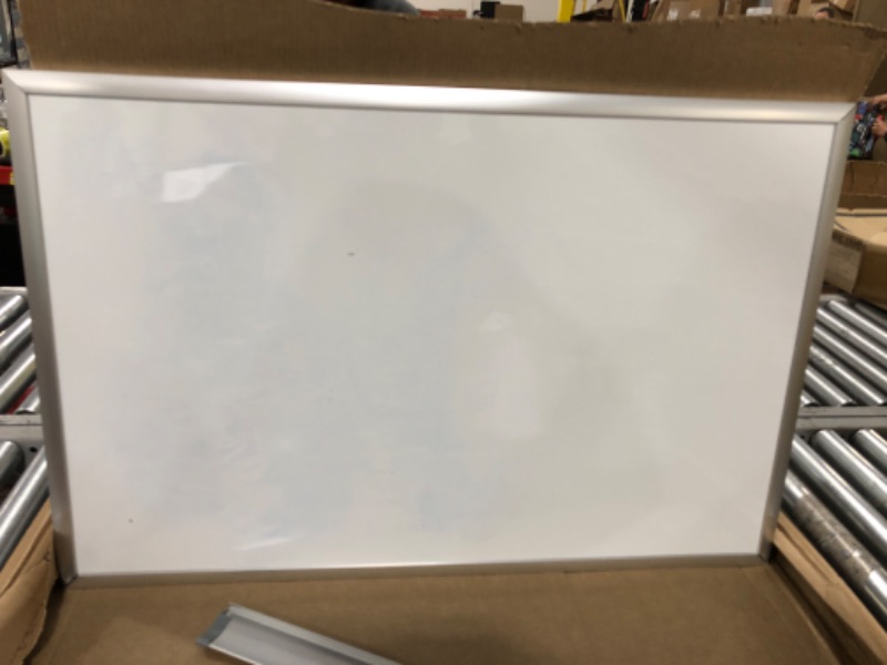 Photo 2 of U Brands Magnetic Dry Erase Board, 23 x 35 Inches, Silver Aluminum Frame (291U00-01)