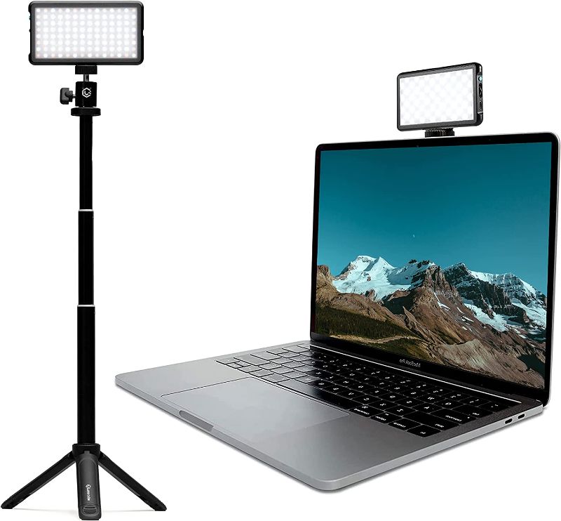 Photo 1 of Broadcast Lighting Kit - portable webcam light for zoom with adjustable brightness & color
