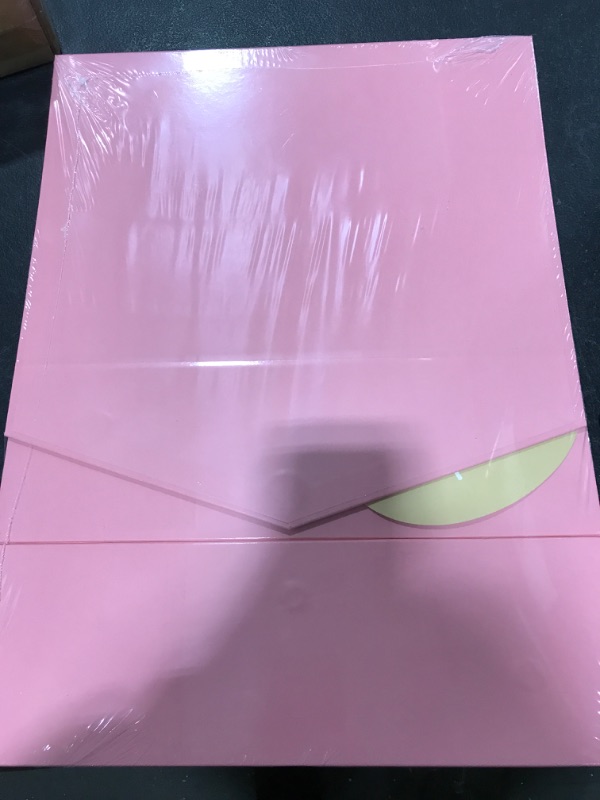 Photo 1 of HAPPY POTATO Large Gift Box 11.5x8.1x3.8 Inches, Pink Magnetic Gift Box, Large Gift Box with Lid, Bridesmaid Proposal Box, Sturdy gift Box for Wrapping Gifts (Glossy Pink)