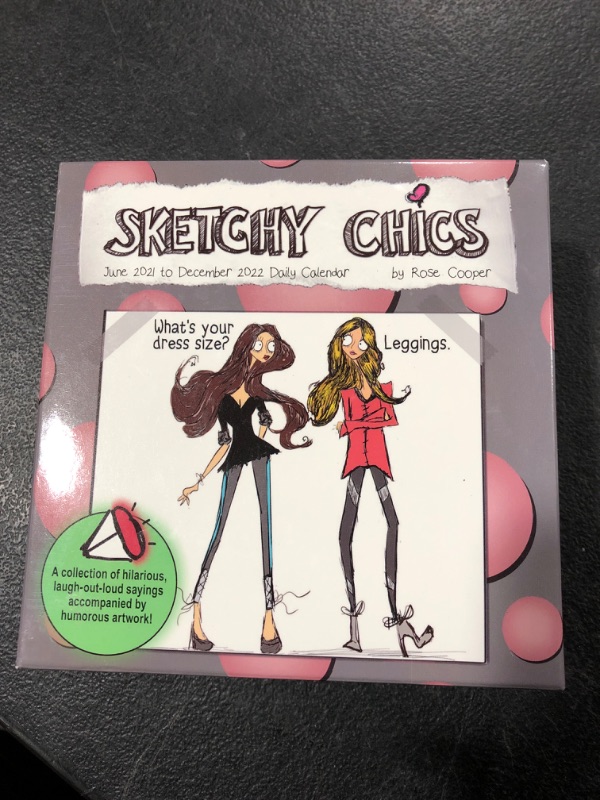 Photo 2 of Turner Licensing Sketchy Chics 19-Month Box Calendar