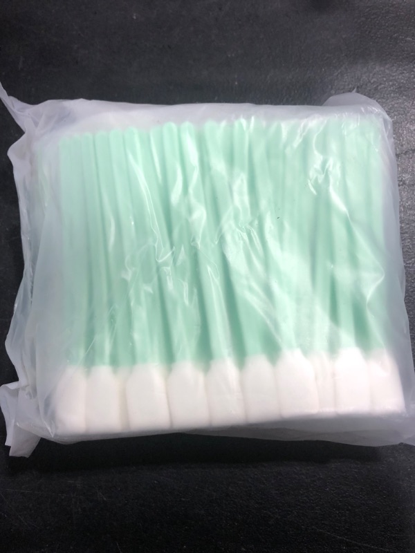 Photo 2 of 200pcs 5.11" Square Rectangle Foam Cleaning Swab Sticks for Solvent Format Inkjet Printer Roland Optical Equipment
