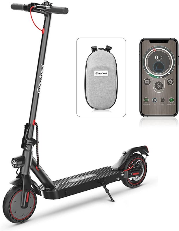 Photo 1 of isinwheel S9Pro Electric Scooter, 350W Motor E Scooter, 8.5" Solid Tires, 17 Miles Range, 19 Mph Folding Commuter Electric Scooter for Adults, Dual...
