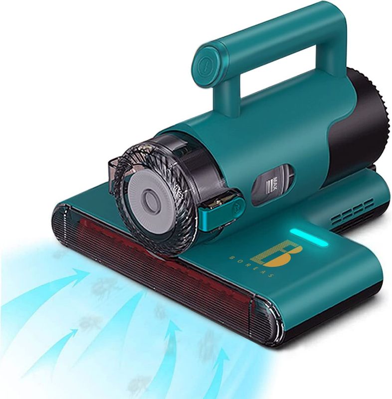 Photo 1 of Boreas Handheld Allergen Vacuum Cleaner with UV Sanitizing and Heating for Allergies and Pet, Kills Mite, Virus, Molds, True HEPA and Powerful Suction removes Hair/Dander/Pollen/Dust, AP001, Green 