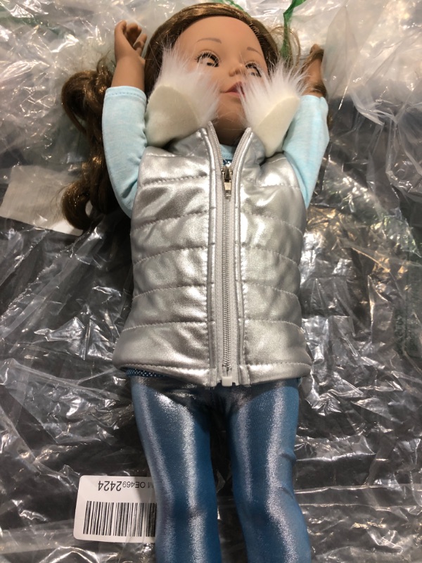 Photo 1 of Adora Amazing Girls 18-inch Doll, Ice Skating Ava (Amazon Exclusive) Compatible With Most 18 Inch Doll Accessories And Clothing (218803)
