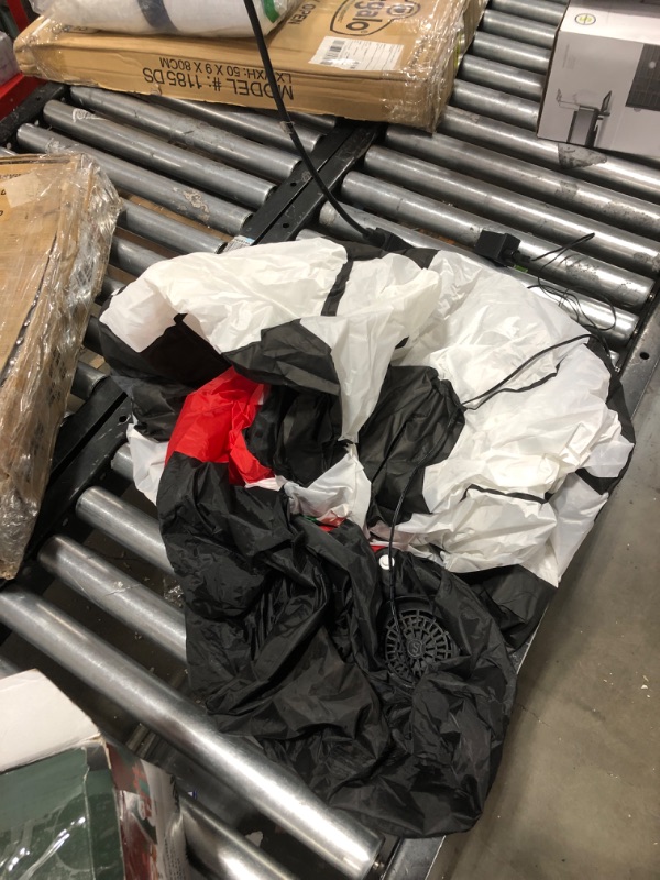 Photo 1 of Christmas Inflatables Outdoor Decorations, World Cup 2022 Santa Claus Snowman Blow Up Yard Lawn Decorations Clearance with LED Lights Up Built-in for Xmas Football Scores Party Indoor Outside Decor Christmas World Cup