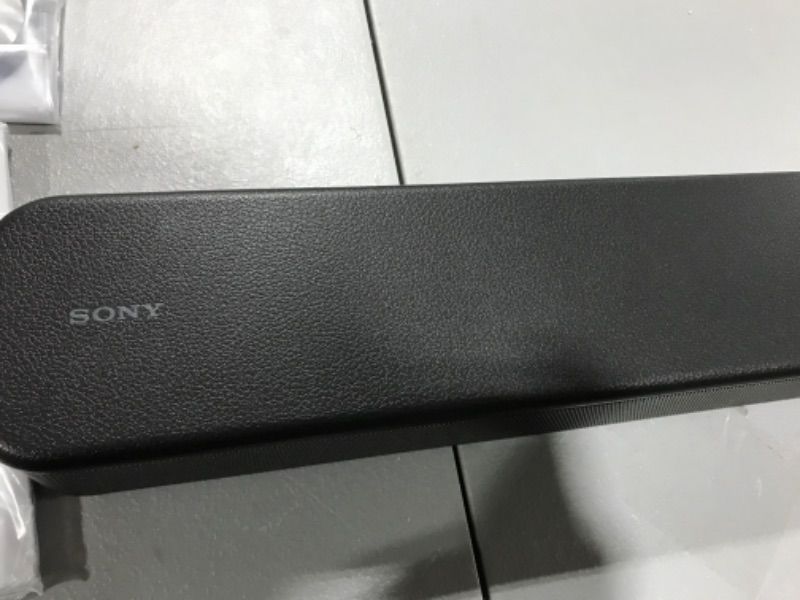 Photo 3 of Sony S100F 2.0ch Soundbar with Bass Reflex Speaker, Integrated Tweeter and Bluetooth, (HTS100F), easy setup, compact, home office use with clear sound black