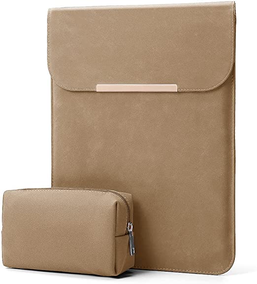 Photo 1 of KALIDI 13.3-14 inch Laptop Sleeve Case Faux Suede Leather for 13.3 13.5 13.6 14 inches MacBook Air Pro Retina 13"-14" Surface Pro with Pouch

13.3-14 inches MacBook/Pro/Air

