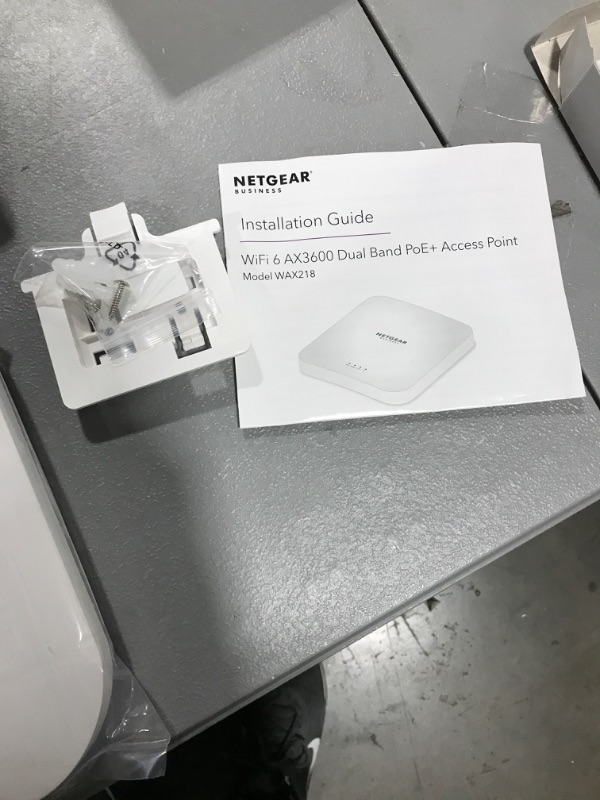 Photo 3 of NETGEAR Wireless Access Point (WAX218) - WiFi 6 Dual-Band | AX3600 PoE Only Speed | 1 x 2.5G Ethernet PoE+ Port | Up to 256 Devices | 802.11ax | WPA3 Security | 2000 sq. ft.