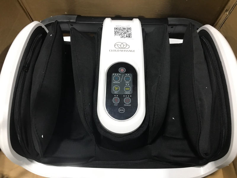 Photo 3 of Cloud Massage Shiatsu Foot Massager Machine - Increases Blood Flow Circulation, Deep Kneading, with Heat Therapy - Deep Tissue, Plantar Fasciitis, Diabetics, Neuropathy (with Remote)