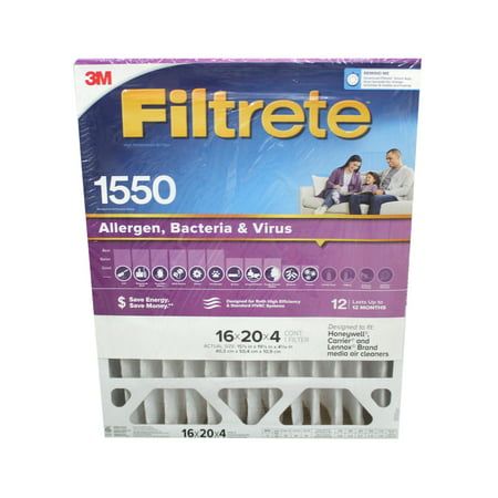 Photo 1 of 3M Filtrete 1550 Allergen Bacteria & Virus 16x20x4 