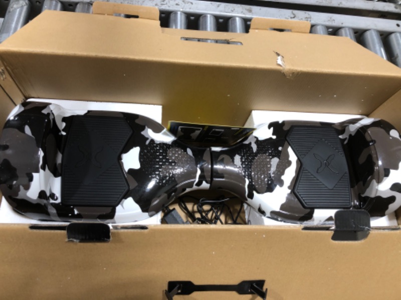 Photo 2 of Hover-1 Helix Electric Hoverboard | 7MPH Top Speed, 4 Mile Range, 6HR Full-Charge, Built-in Bluetooth Speaker, Rider Modes: Beginner to Expert Hoverboard Camo