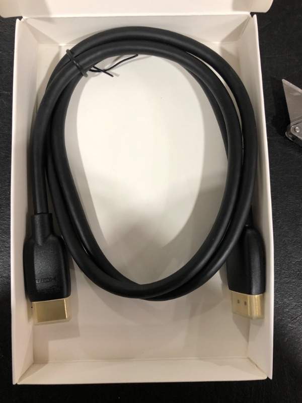 Photo 2 of Amazon Basics High-Speed HDMI Cable (48Gbps, 8K/60Hz ) - 3 Feet, Black 1