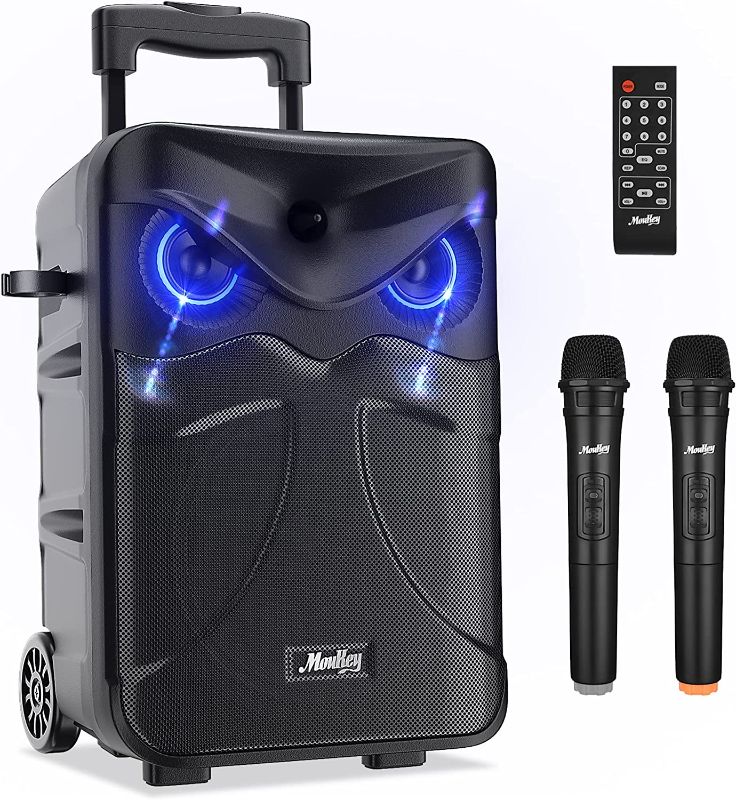Photo 1 of Moukey Portable Bluetooth Speaker, Big Subwoofer 
