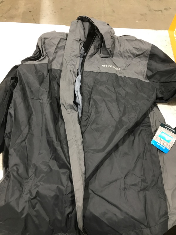 Photo 2 of Columbia Men's Glennaker Lake Rain Jacket Black, Grill X-Large Tall