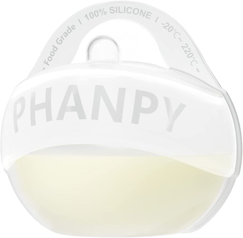 Photo 1 of  Phanpy Silicone Manual Breast Pump Breast Milk Collector Saver Milk Catcher Nursing Cup Avocado Shape, Receive Leaked Milk Protect Sore Nipples and Prevent Breast Milk from Spilling 