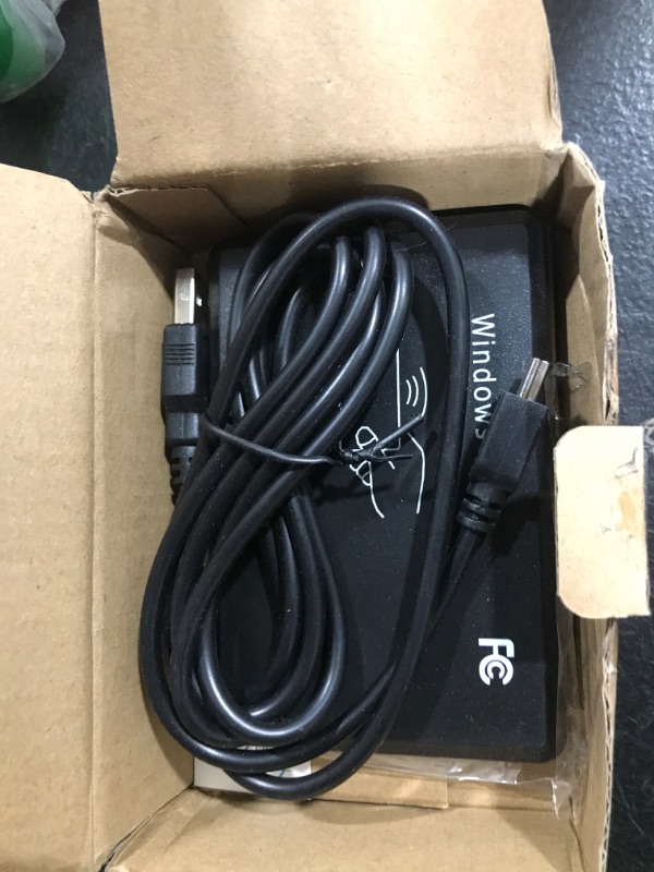 Photo 1 of HiLetgo 125Khz EM4100 USB RFID ID Card Reader Swipe Card Reader Plug and Play with Cable First 10 Digit