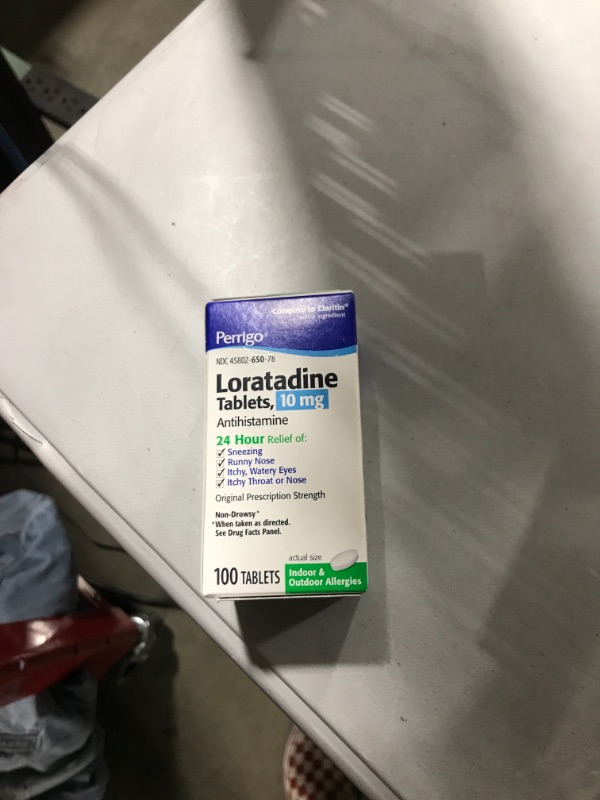 Photo 1 of Allergy Relief , 24 Hour Allergy Relief , Loratadine 10mg Tab , 100 Tab 100 Count (Pack of 1)best by 05/2023