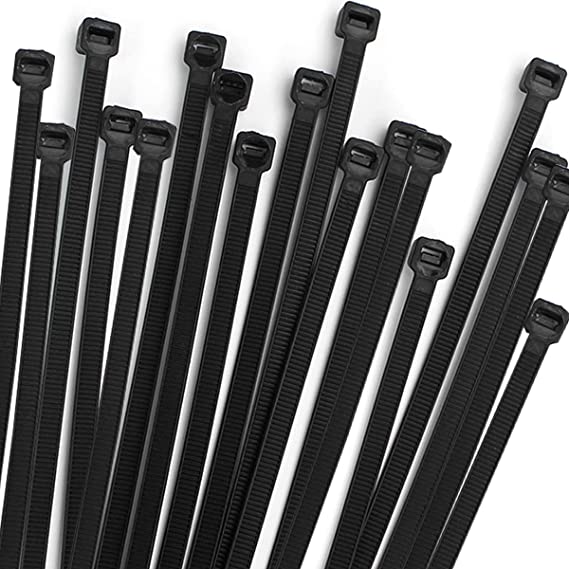 Photo 1 of 100 Pack of Cable Zip Ties (8 inch) 3 Pack