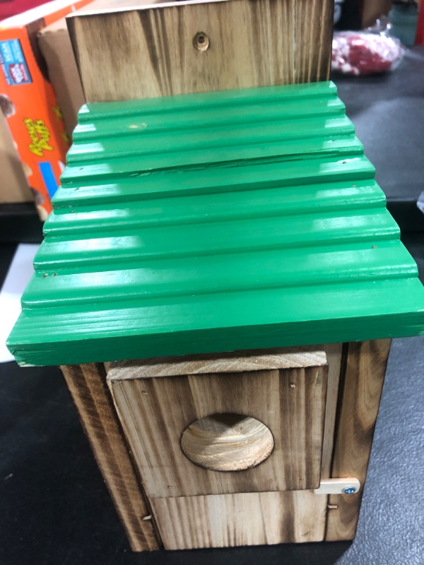 Photo 1 of  Bird Houses for Outside, Cedar Birdhouse, Bluebird Houses , Open House, Nesting Box, Assembly Required
