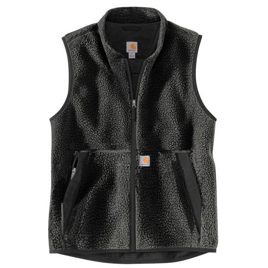 Photo 1 of Carhartt Men's Relaxed Fit Fleece Vest Medium Black