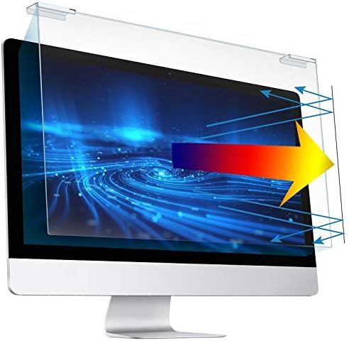 Photo 1 of Blue Light Screen Protector for 23, 23.6, 23.8, 24 Inch 16:9 Diagonal LED PC Monitor, Scratch-Resistant Computer Screen Blue Light Blocker, Blue Light Filter Hanging Type
