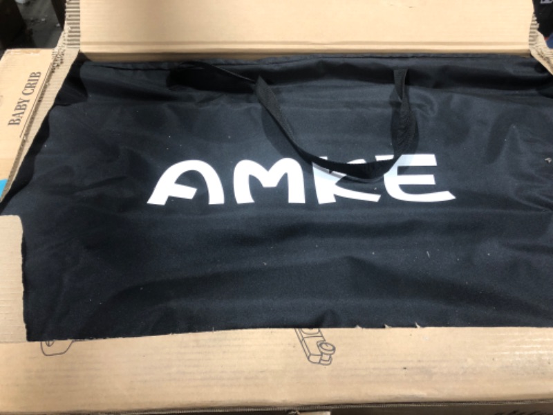 Photo 1 of AMKE 3 in 1 Baby Bassinets,Bedside Sleeper for Baby,Baby Cradle with Storage Basket, Easy to Assemble Bassinet for Newborn/Infant, Adjustable Bedside Crib,Safe Portable Baby Bed,Travel Bag Included https://a.co/d/8fhl7DB
