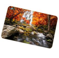 Photo 1 of 3D WATERFALL MAPLE WALL PAINTING ART DECOR