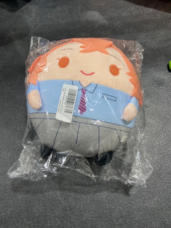 Photo 2 of Anime Plush Toy Doll Ryuguji Ken Sano Manjiro Hanagaki Round Stuffed Plushie Figure Dolls Collection for Kids Fans (Tachibana Hinata, 20cm/7.87inch)