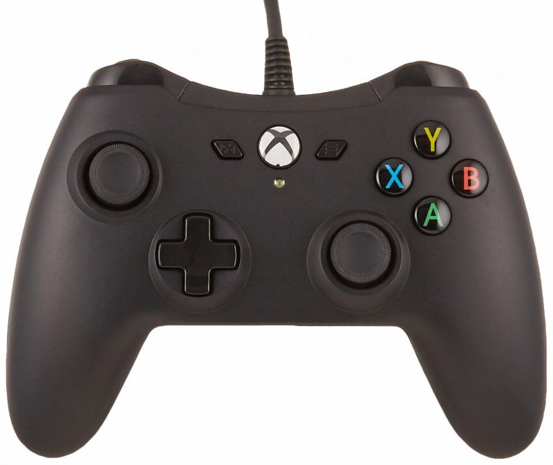 Photo 1 of Amazon Basics Xbox One Wired Controller - 9.8 Foot USB Cable, Black, Version 2