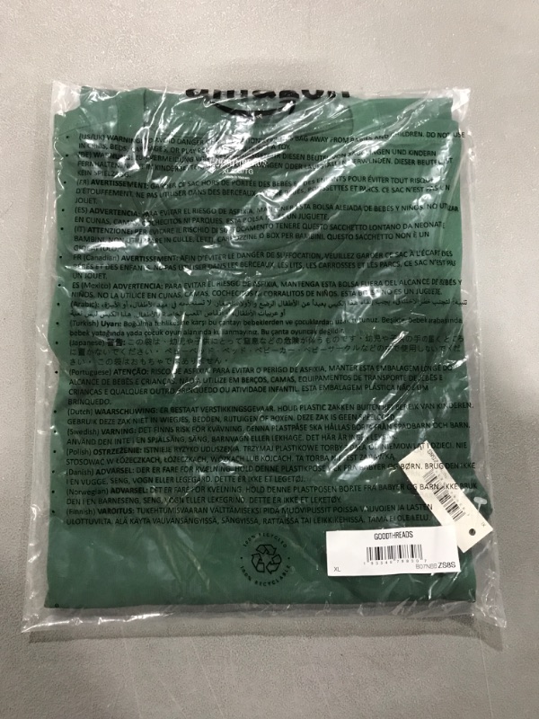 Photo 1 of [Size  X-Large] Goodthreads Men's Slim-Fit Short-Sleeve Cotton Crewneck T-Shirt- Green No Pocket