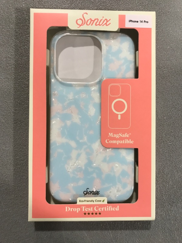 Photo 2 of [iPhone 14 Pro] Sonix Cotton Candy Case + Magnetic Ring (Gold) for MagSafe iPhone 14 Pro