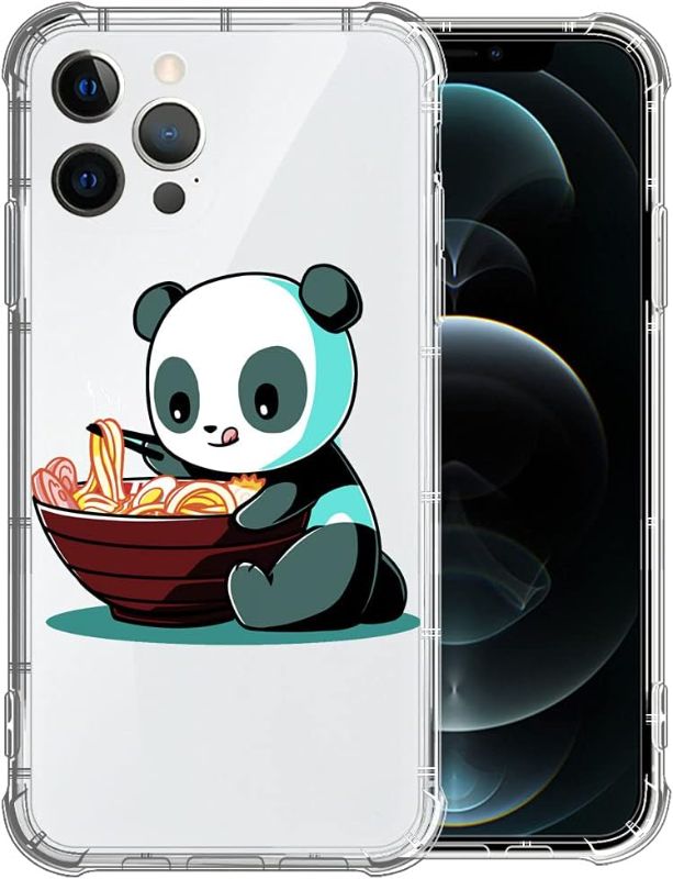 Photo 2 of iPhone 11 Case,Cute Chinese Panda Pattern Clear with Design Transparent 