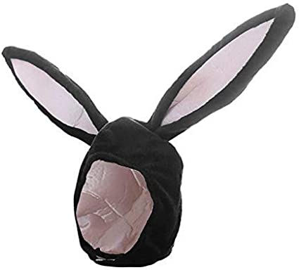 Photo 1 of 10AGIRL Easter Bunny Hat Ear Funny Plush Hood Women Costume Rabbit Hat Cosplay Halloween Party Holiday Hat