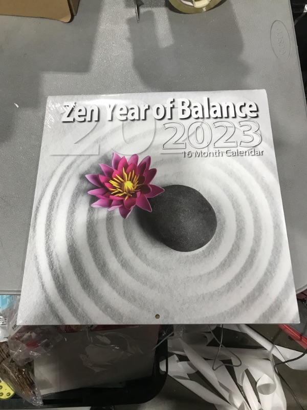 Photo 2 of 2023 Zen: Year of Balance Full Size Wall Calendar for Planning, Scheduling, and Organizing