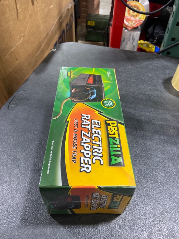 Photo 1 of Pestzilla Rat Zapper – Rechargeable Electric Mouse Trap – Effective & Humane Mouse Traps Indoor for Home – Safe & Clean Rat Trap, No Touch & No Clean (1 Pack)