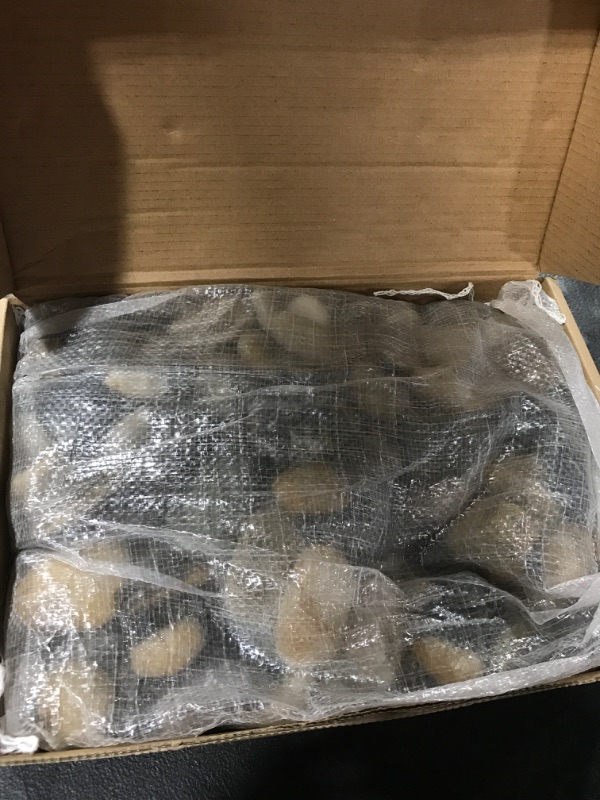 Photo 1 of 15lb Pebbles Polished Gravel, [1-1 3/4 Inches] White Pebbles for Plants, Natural River Rocks for Fish Tank, Garden Decorative Stones Outdoor Aquariums Gravel
