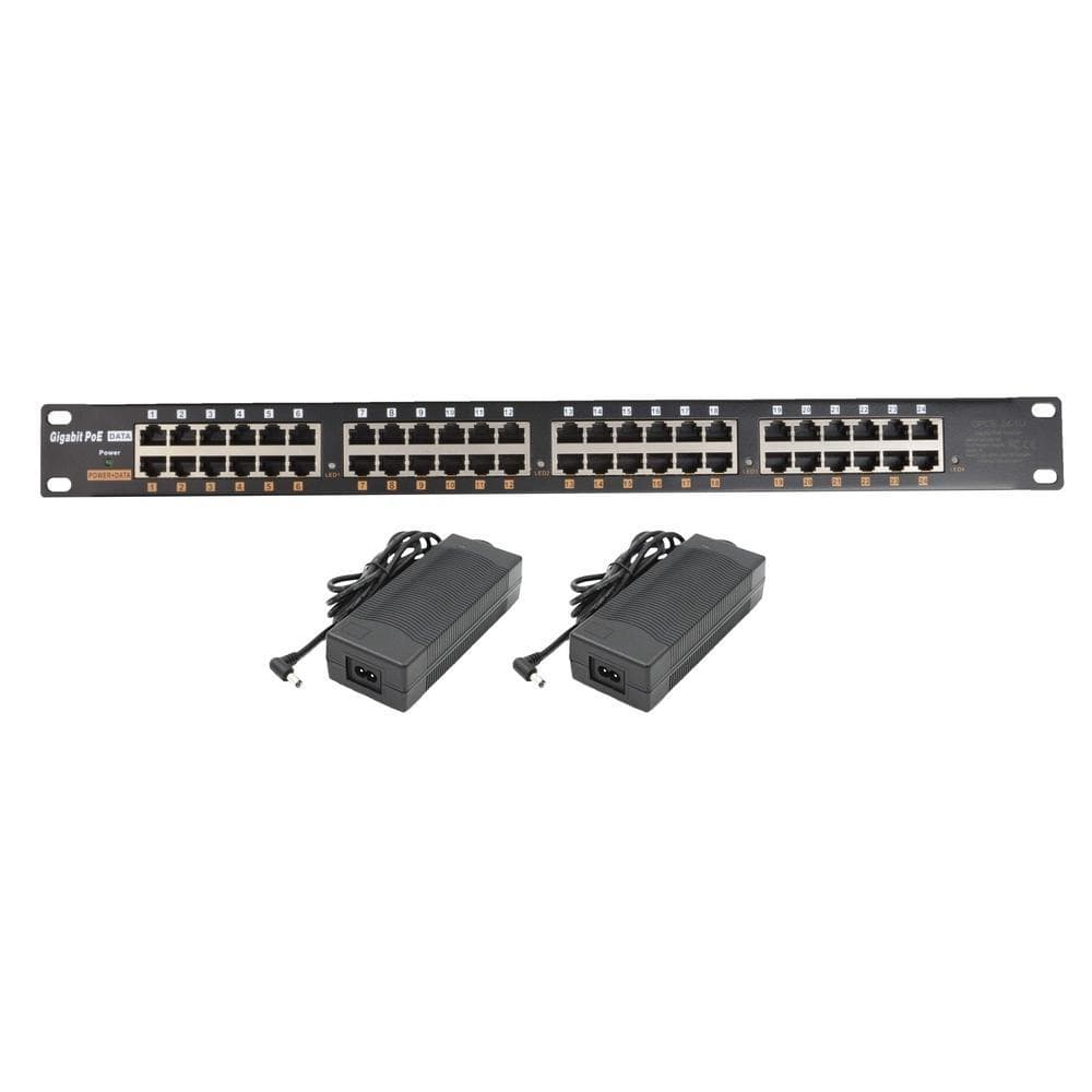 Photo 1 of 24-Port Gigabit Rack Mount PoE Injector with 56V240W Power Supply