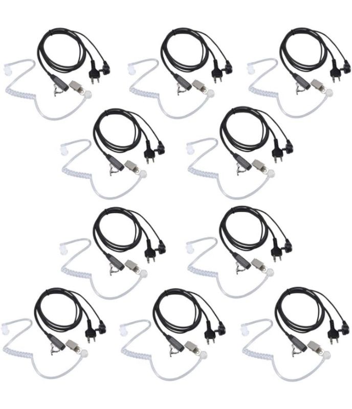 Photo 1 of WALKIE TALKIE EARPIECE FOR MIDLAND WITH MIC SECURITY HEADSETS 10 PACK