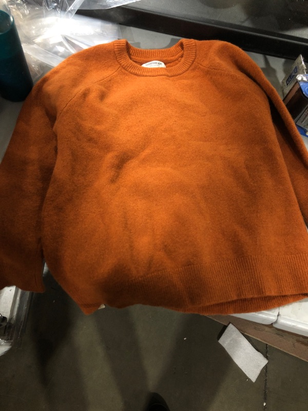 Photo 1 of goodthreads pullover burnt orange large