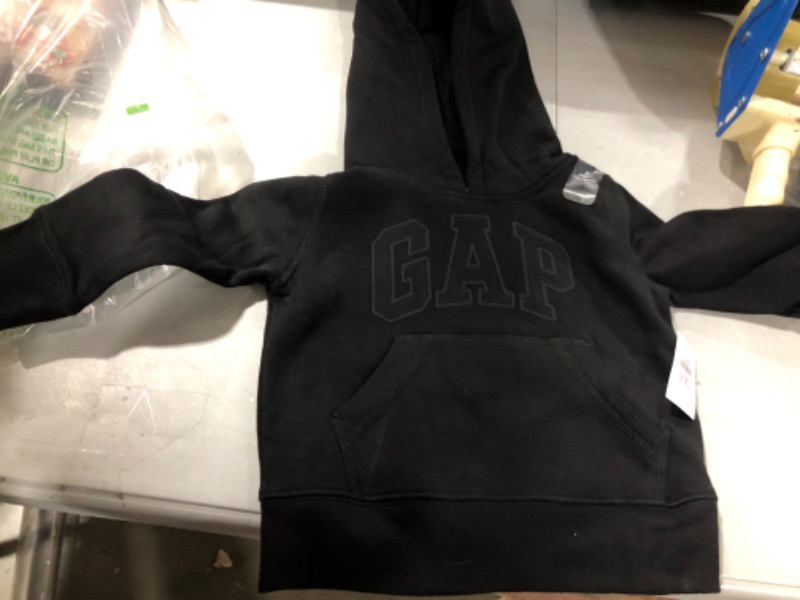 Photo 2 of GAP Baby Boys' Playtime Favorites Logo Pullover Hoodie Hooded Sweatshirt 2T True Black