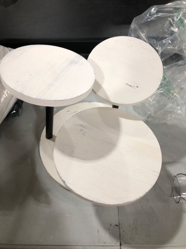 Photo 1 of 3 Tier Round Ring Display Stand, Mini Display Rack