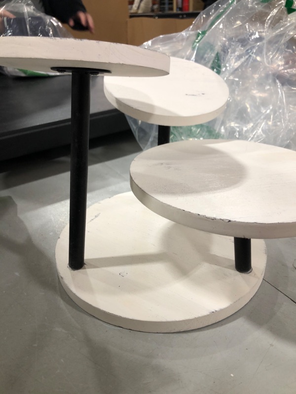 Photo 1 of 3 Tier Round Ring Display Stand, Mini Display Rack