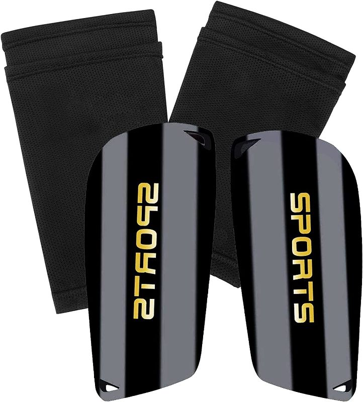 Photo 1 of Geekism Soccer Shin Guards Youth, Kids Soccer Shin Guards for 3-15 Years Old Boys and Girls for Football, Lightweight EVA Cushion to Protection Football Player Reduce Shocks and Injurie M