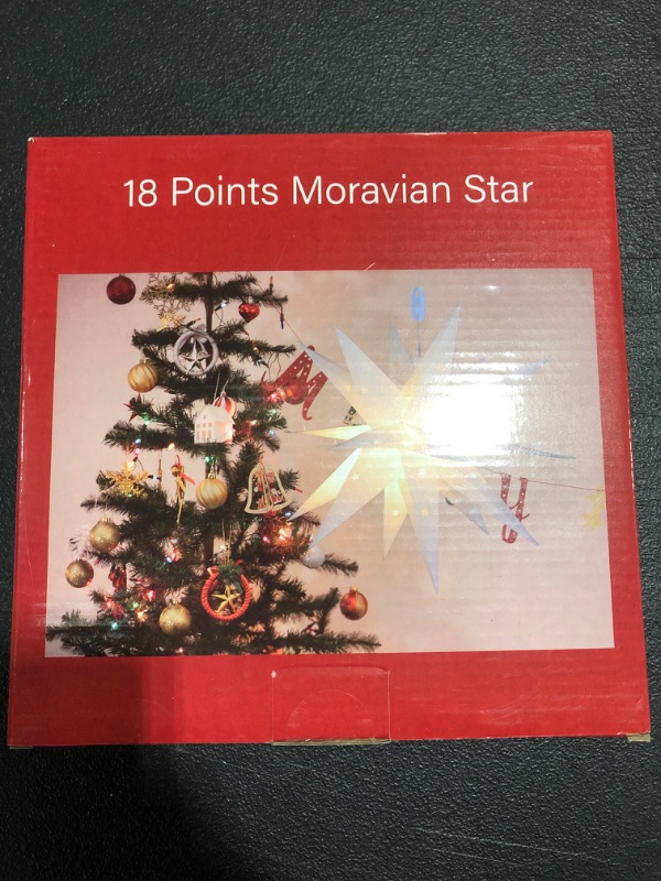 Photo 1 of 18 POINTS MORAVIAN STAR